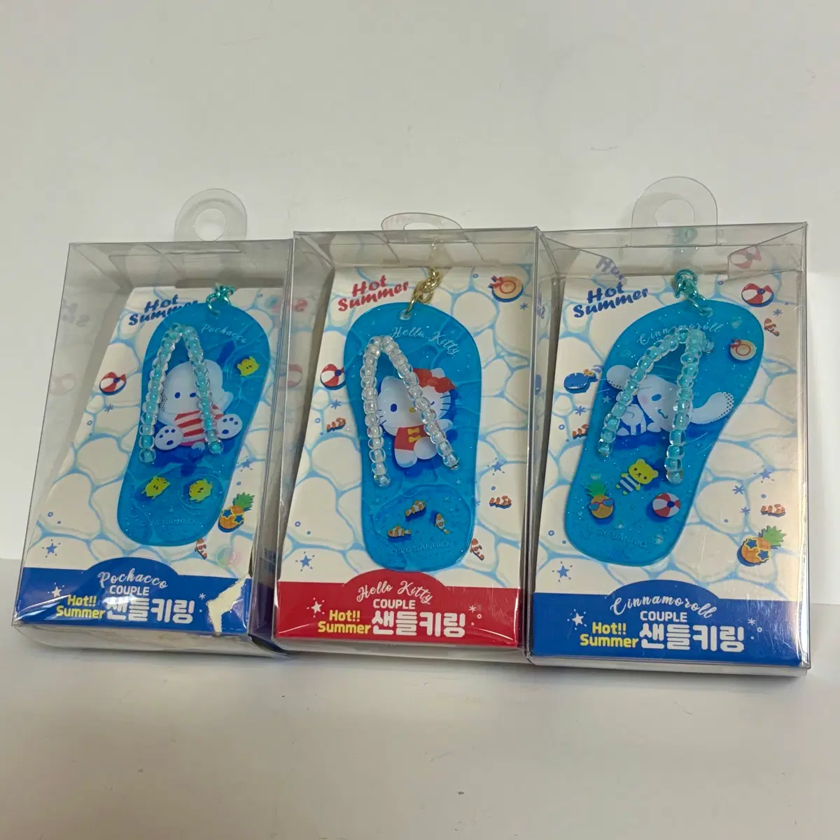산리오 포차코 헬로키티 시나모롤 한교동 인형 가챠 쪼리 키링 굿즈 피규어