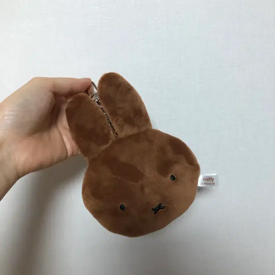 미피 동전지갑 브라운 파우치