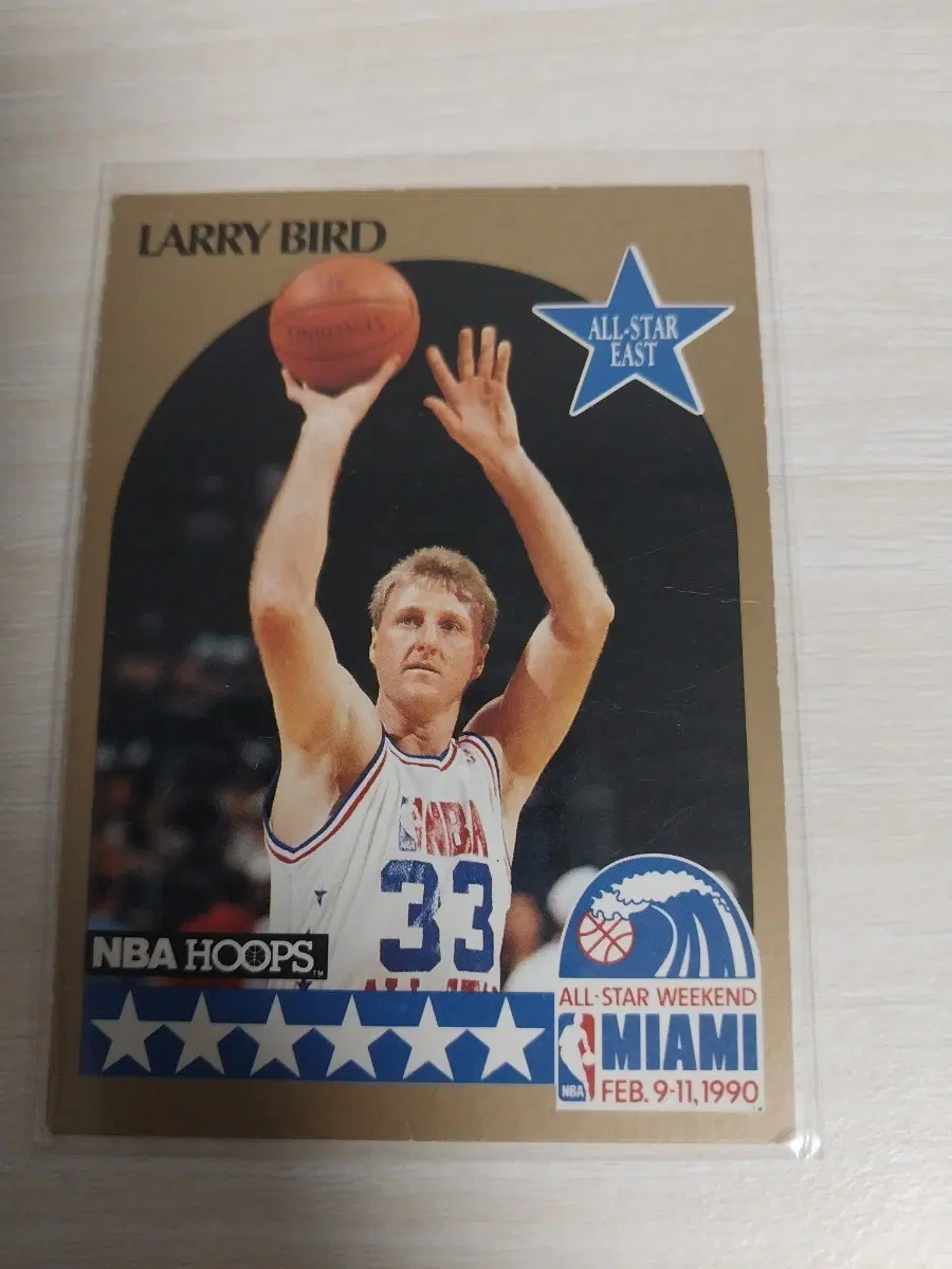 래리 버드 NBA HOOPS 올스타 카드 1990
