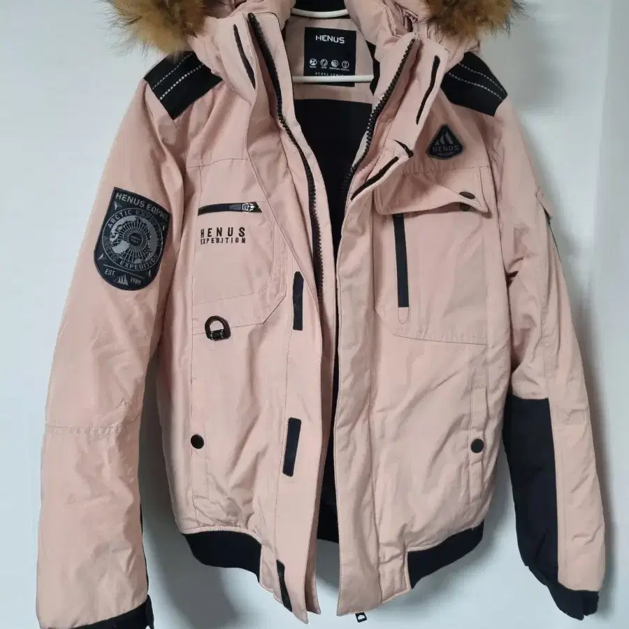 헤너스 핑크 롱패딩95