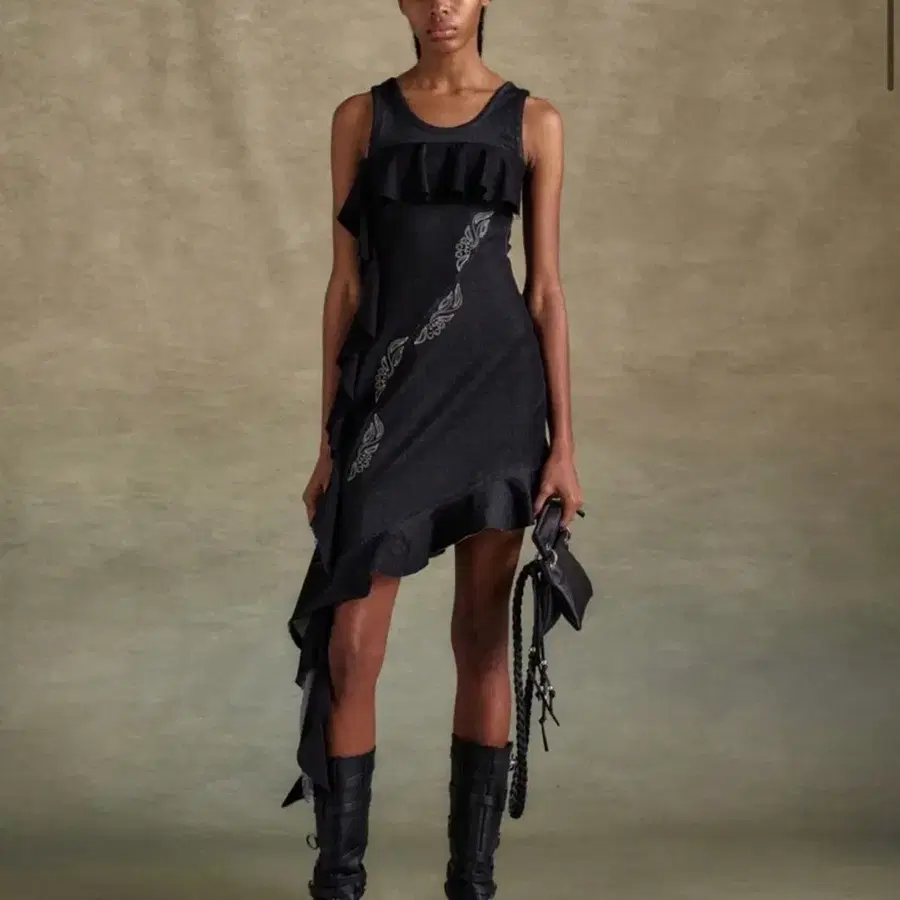 앤더슨벨 FLOW RUFFLE DRESS 원피스