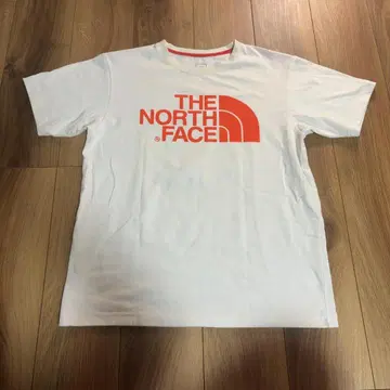 THE NORTH FACE 티셔츠 화이트 L 빅 로고 반팔