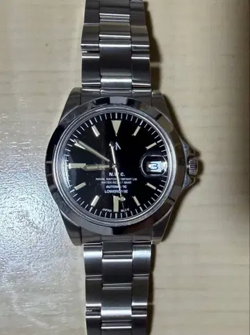 NAVAL WATCH COMPANY AUTOMATIC 손목시계 블랙