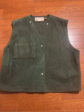 FILSON GARMENT 울 베스트 그린 사이즈 42