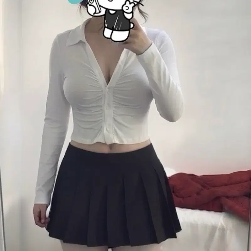 셔링 긴팔티 착샷O