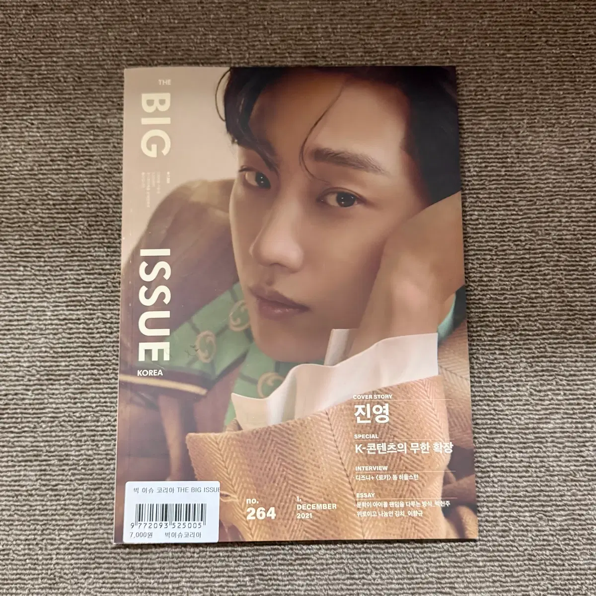 빅이슈 코리아 264호 진영 커버 2021년 12월호
