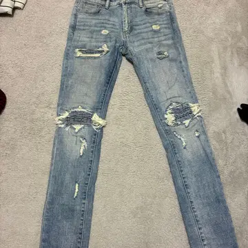 mnml 데미지 데님 팬츠 30 drip