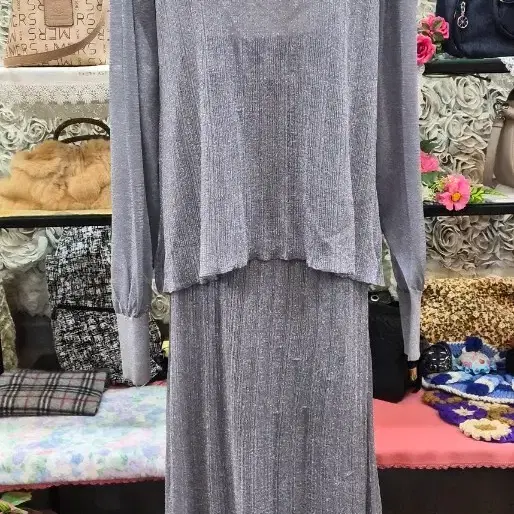 ZARA 자라 금속펄사 니트 셋업 55 66