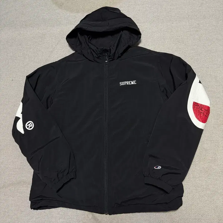 슈프림 x 챔피온 트랙 자켓 블랙 18SS