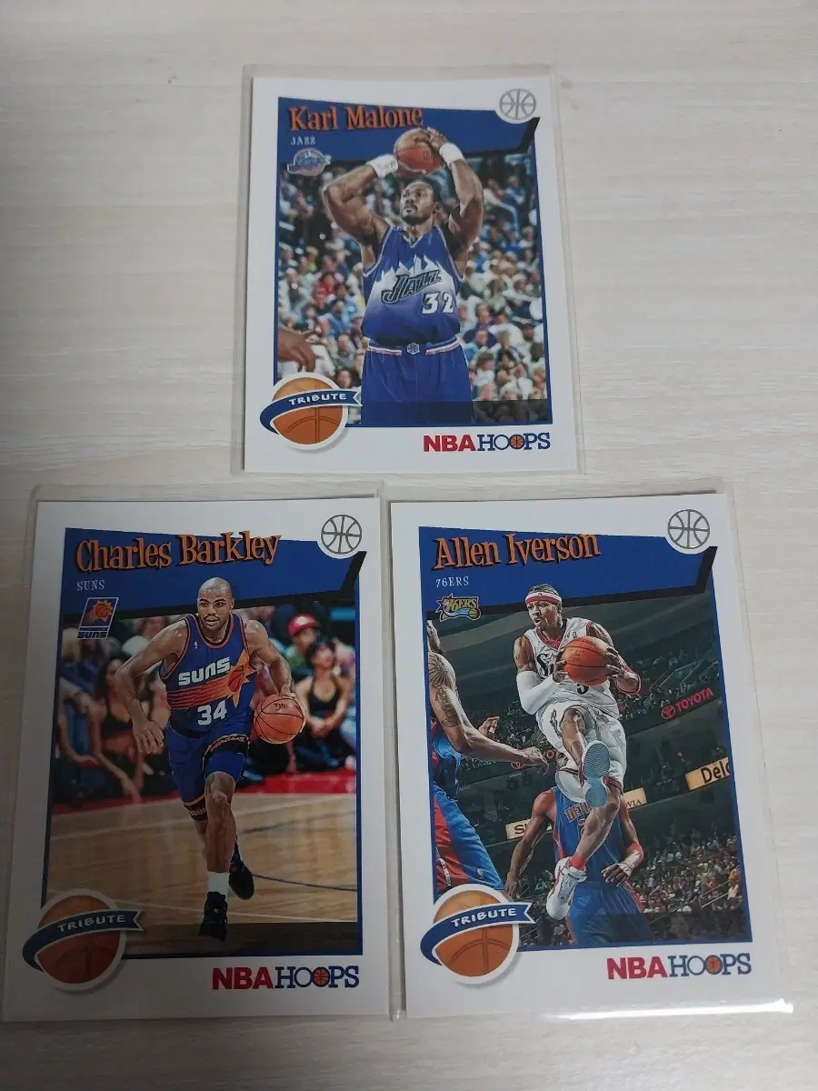 NBA HOOPS 칼 말론 찰스 바클리 앨런 아이버슨 카드