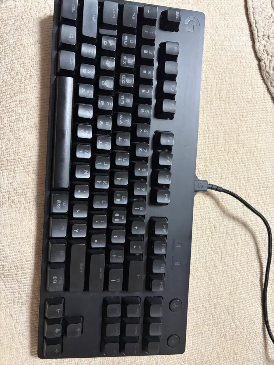 로지텍 G PRO TKL GX BLUE 기계식 키보드 쿨거시 애눌