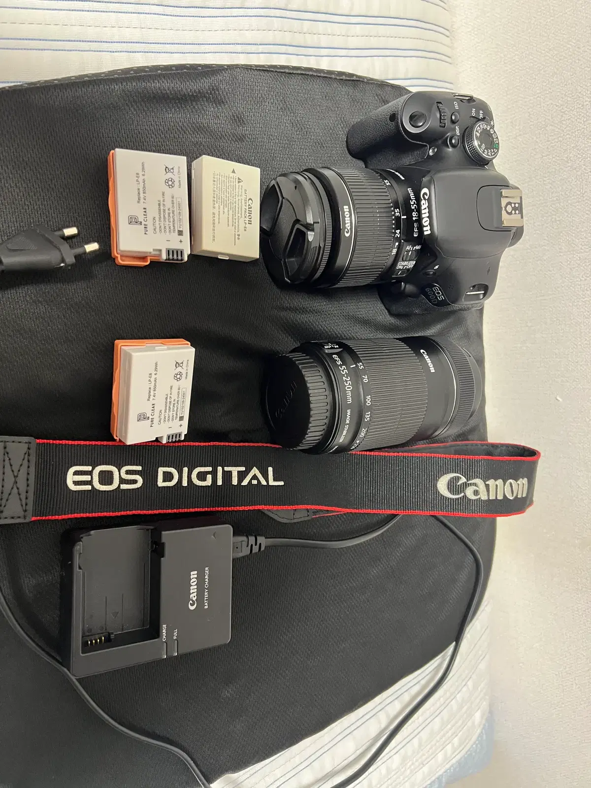 캐논 EOS 600D DSLR 번들킷 +55-250 is stm