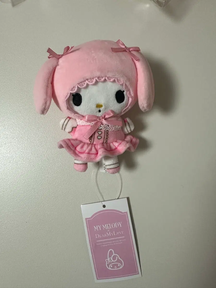 산리오 디어마이러브 마이멜로디 마스코트 키링 인형