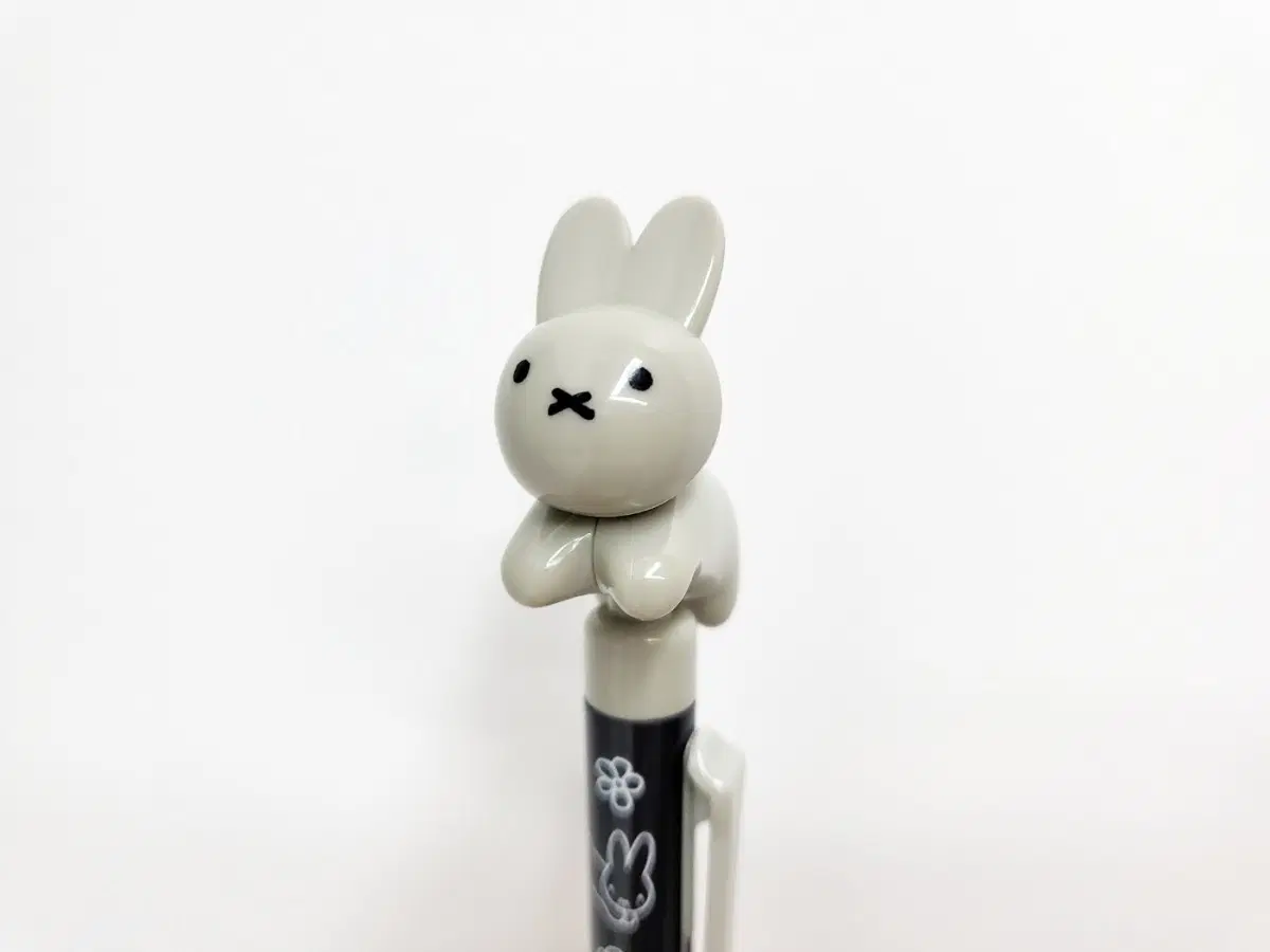 미피 깡총 마스코트 액션 볼펜 그레이