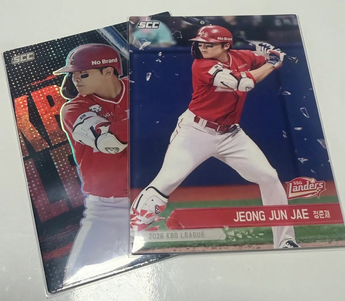 SSG 랜더스 정준재 2026 KBO 카드 플러스 크보카드 홀로 노멀