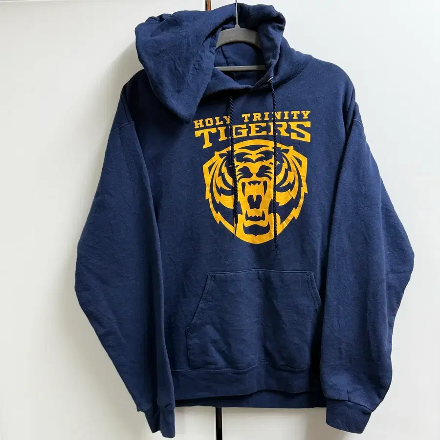 Hanes 헤인즈 타이거 네이비 후드티 S