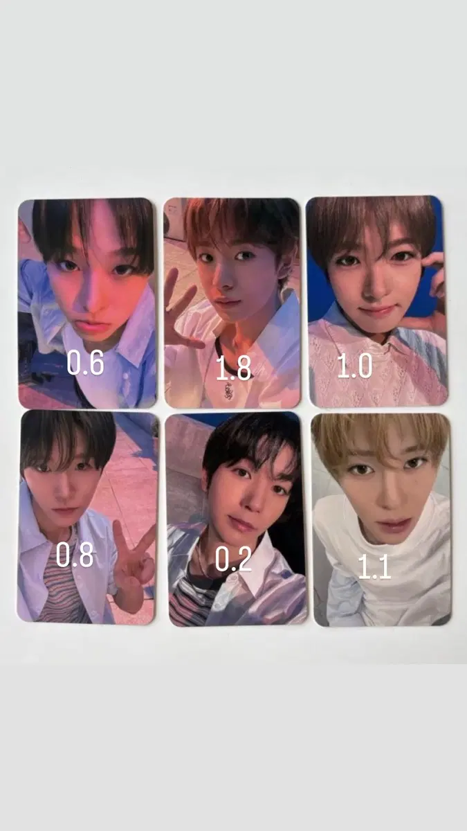 엔시티 위시 전달회 포카