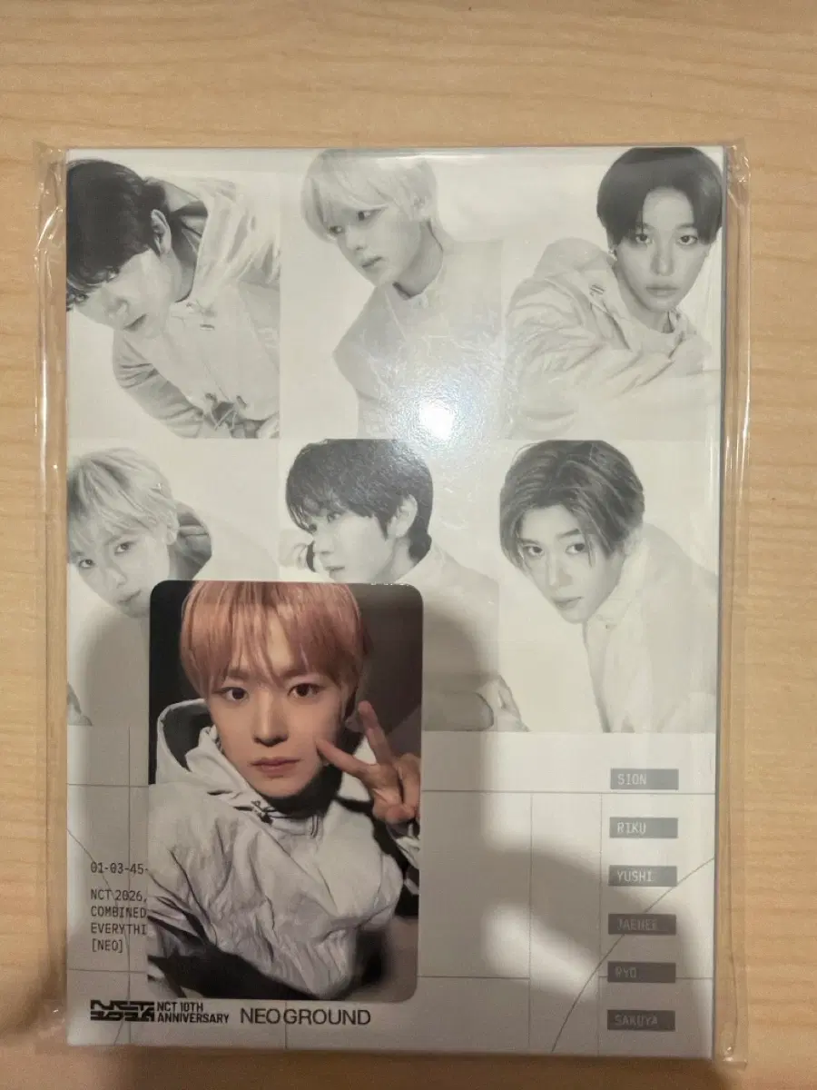 NCT 10주년 팝업 그룹 포토 세트 유우시 단순개봉