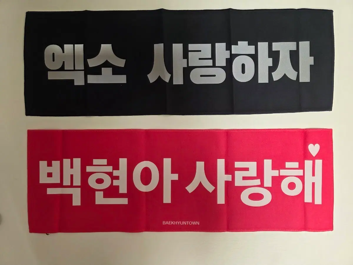푸른봄 엑소 사랑하자 엑사건 / 백현마을 라잇건 판매합니다