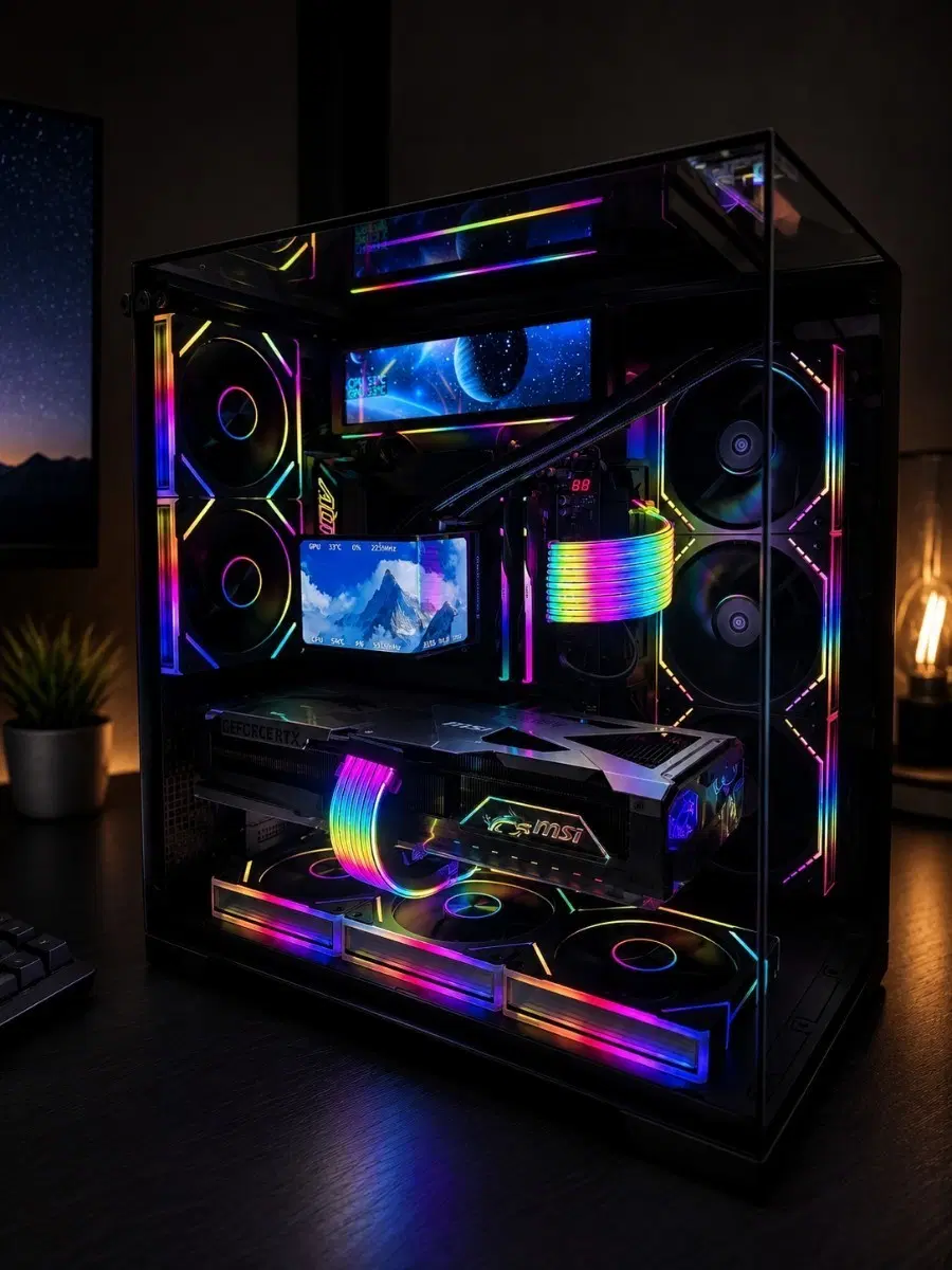 라이젠9 9950X3D RTX5080 MSI 뱅가드 PC 팝니다