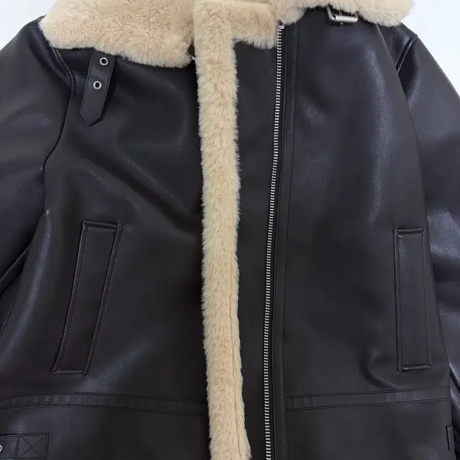 스페로네 우먼 무스탕 브라운