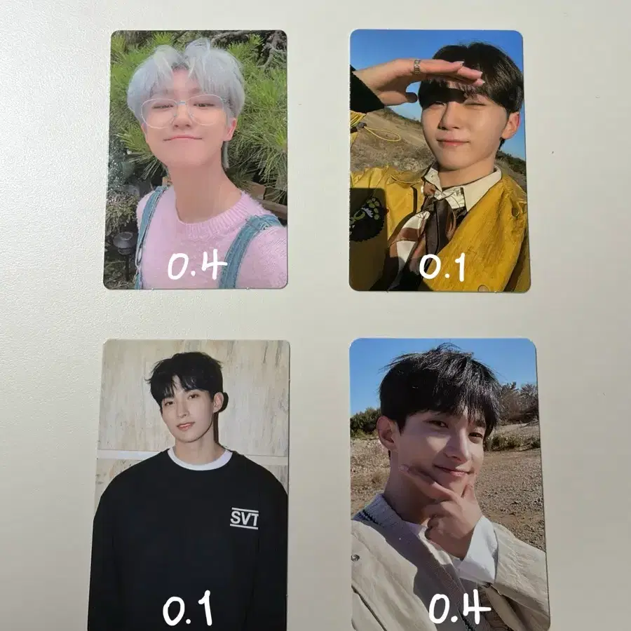 세븐틴 디에잇 도겸 승관 포카