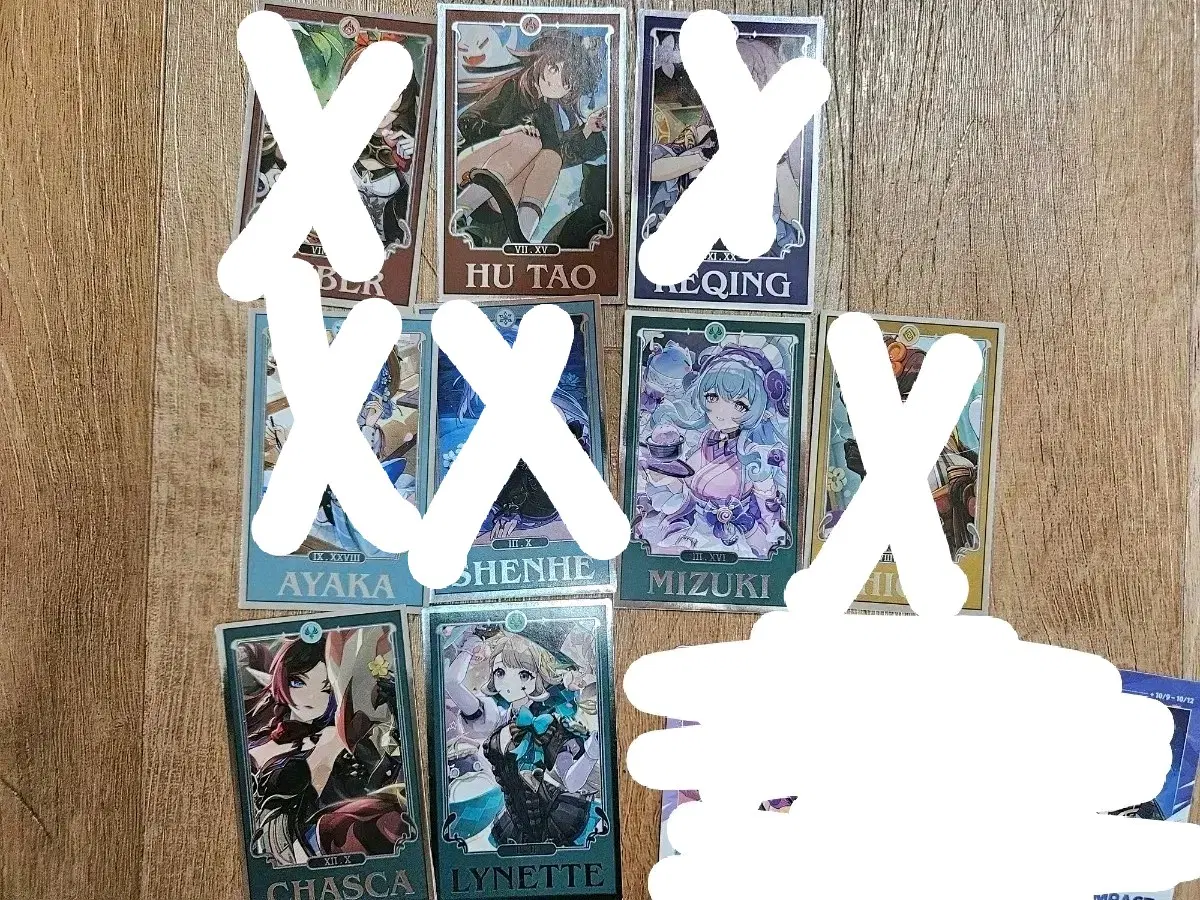 호요랜드 원신 점괘 포토카드 판매