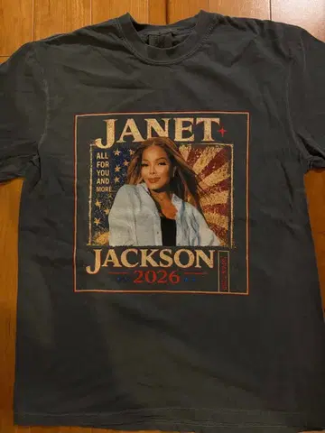 미사용 새상품 JANET JACKSON 재닛 잭슨 2026 티셔츠 L