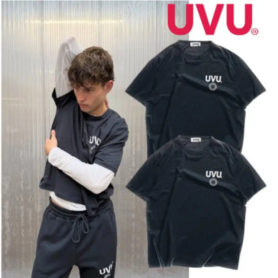 UVU 인그시니아 잉크 블루 반팔