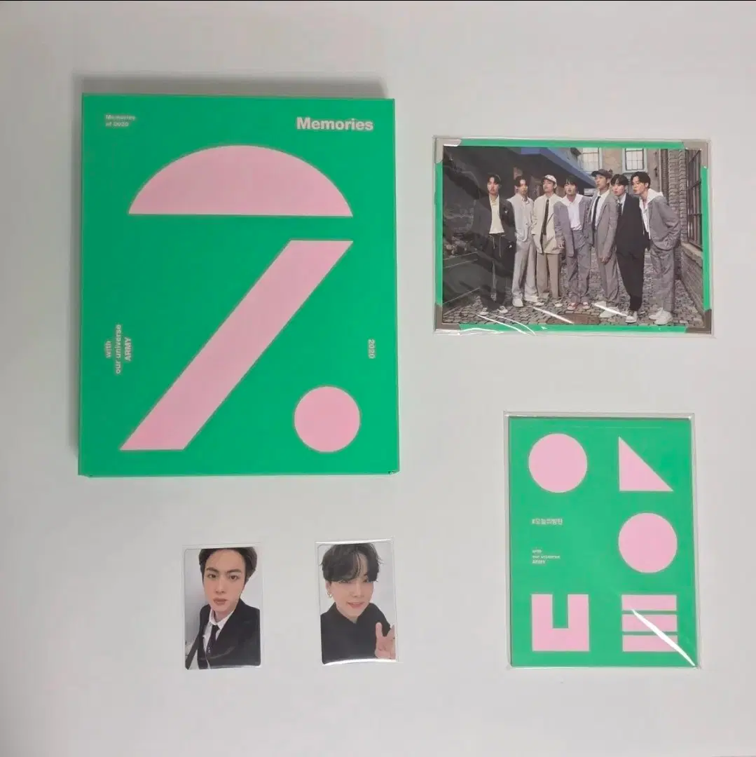 포카 2장) 석진 슈가 메모리즈 2020 방탄 momories bts jin suga dvd 디비디