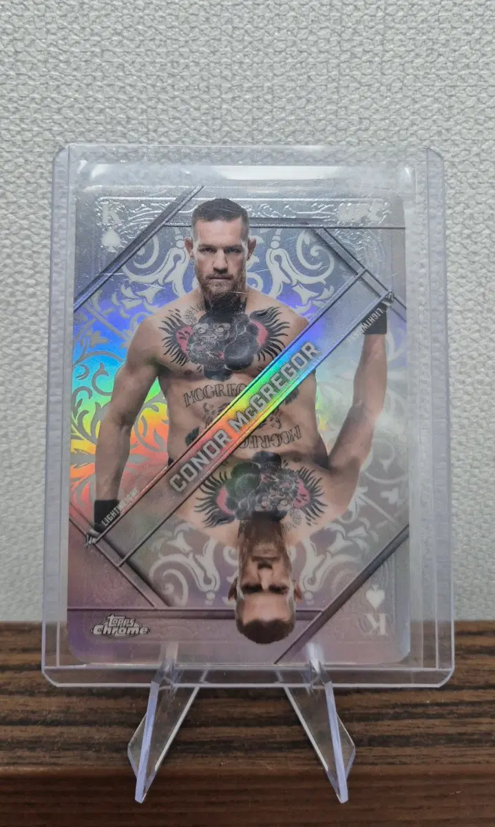 UFC 코너 맥그리거 탑스 크롬 킹스 퀸스 카드