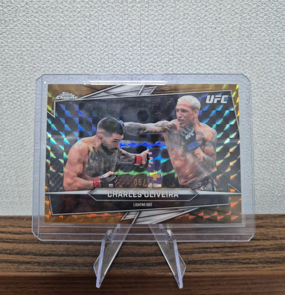 UFC 찰스 올리베이라 50한정 탑스 크롬 카드