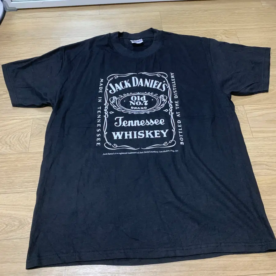 L)헤인즈 Hanes 바디 잭다니엘 (Jack Daniel's) 반팔티