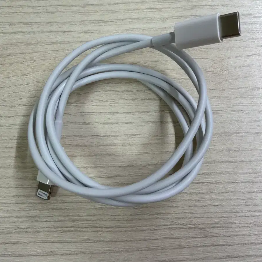 1회사용)Apple 정품 라이트닝 to C 케이블