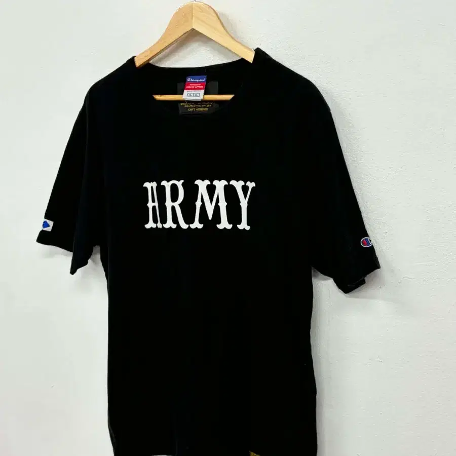 [XL] 네이버후드 X 챔피온 ARMY 아미 반팔 티셔츠