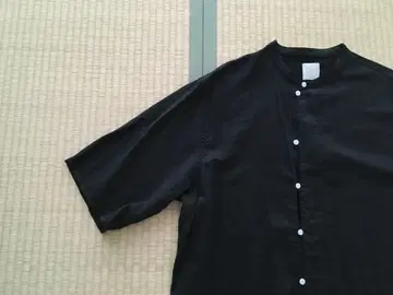 5W 파이브더블 고왓 shozo shirts 반팔 셔츠 블랙