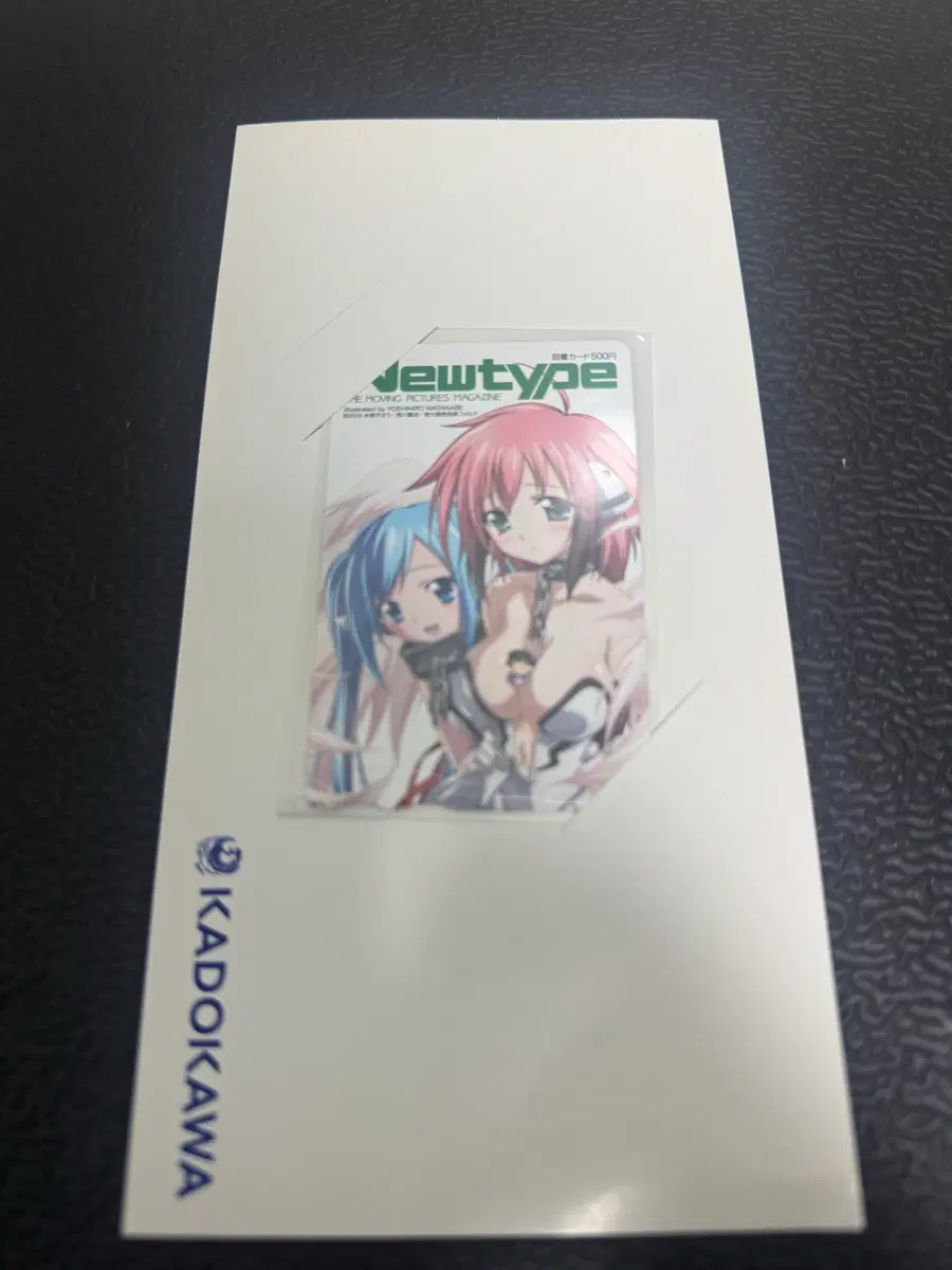 하늘의 유실물 당첨품 newtype 2010년 도서 카드 미사용