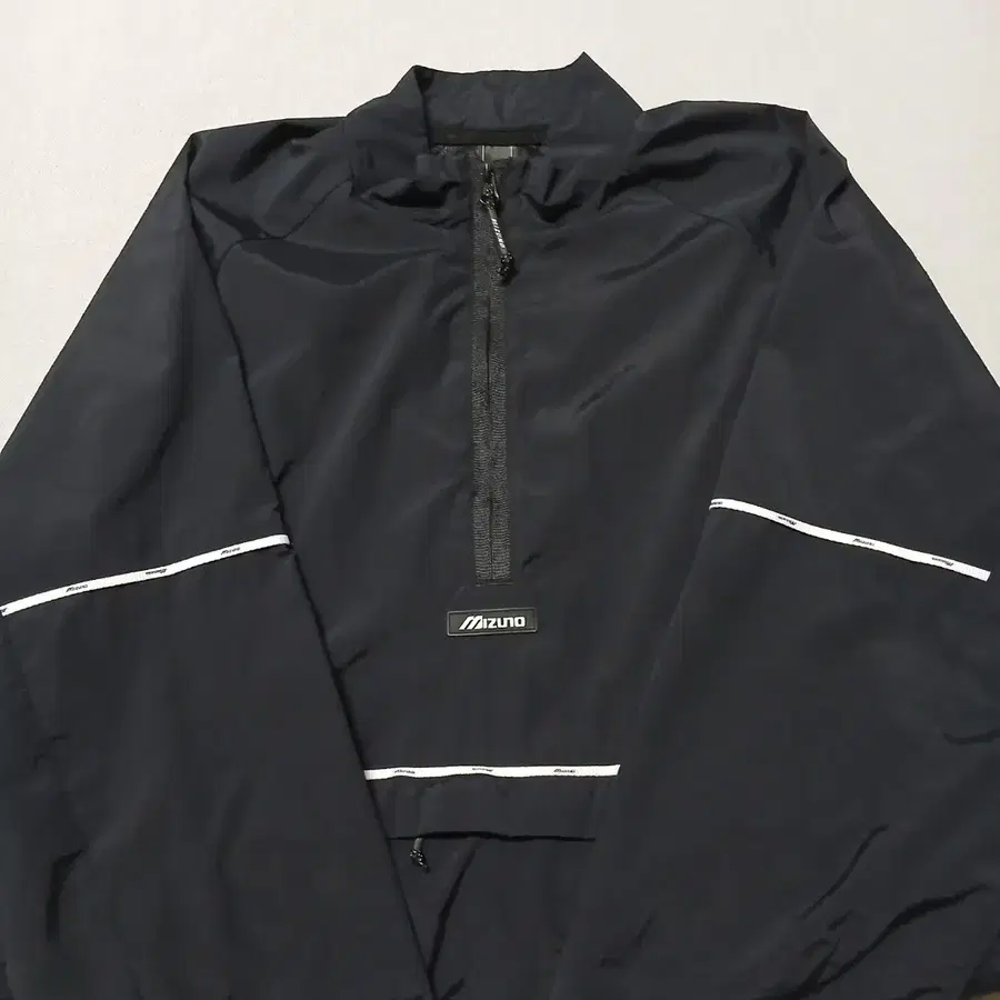 MIZUNO 미즈노 우먼 아노락 우븐 바람막이 반집업 자켓