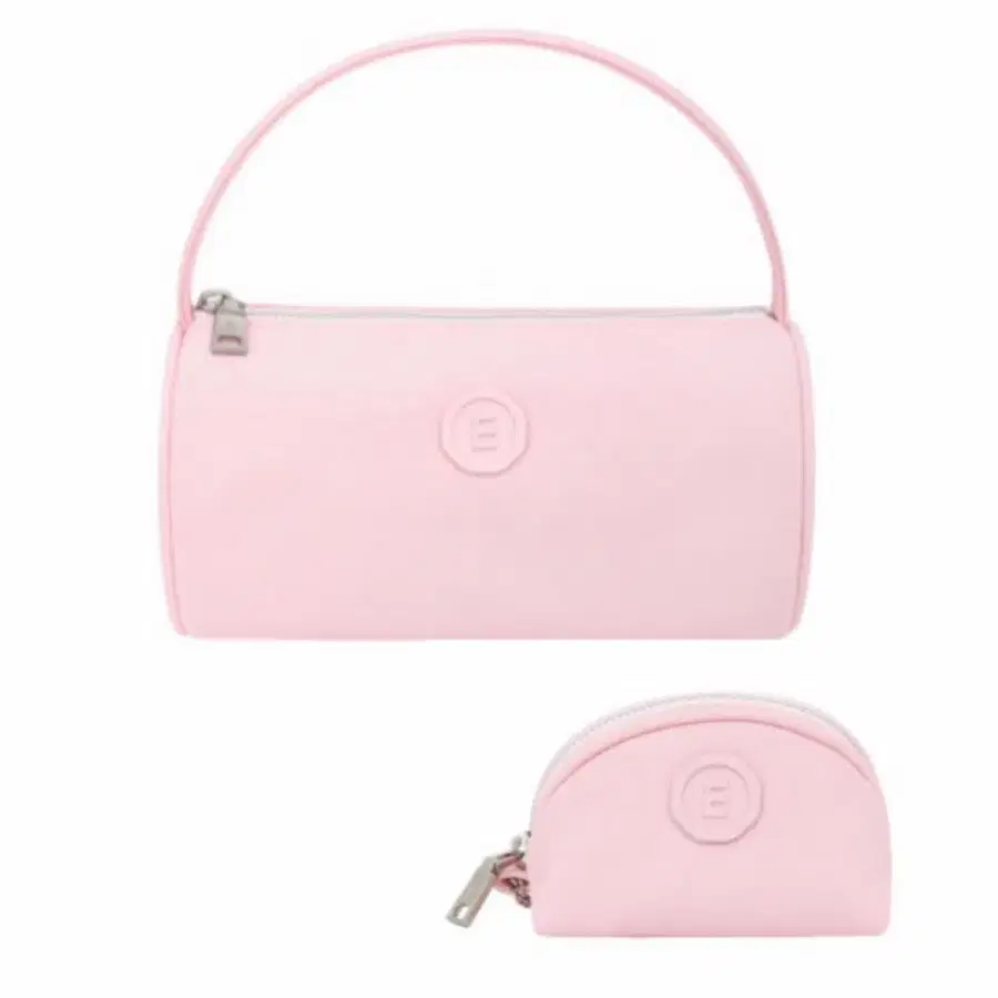 미닛뮤트 클로써클백 파우치 키링 베이비핑크 clo circle baby pink