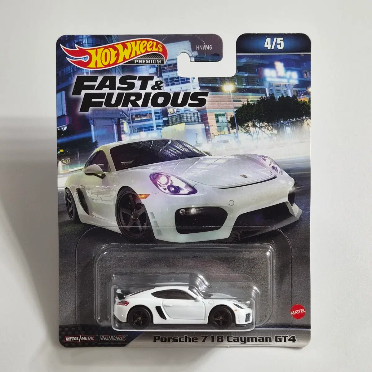 핫휠 프리미엄 Fast & Furious 포르쉐 718 Cayman GT4