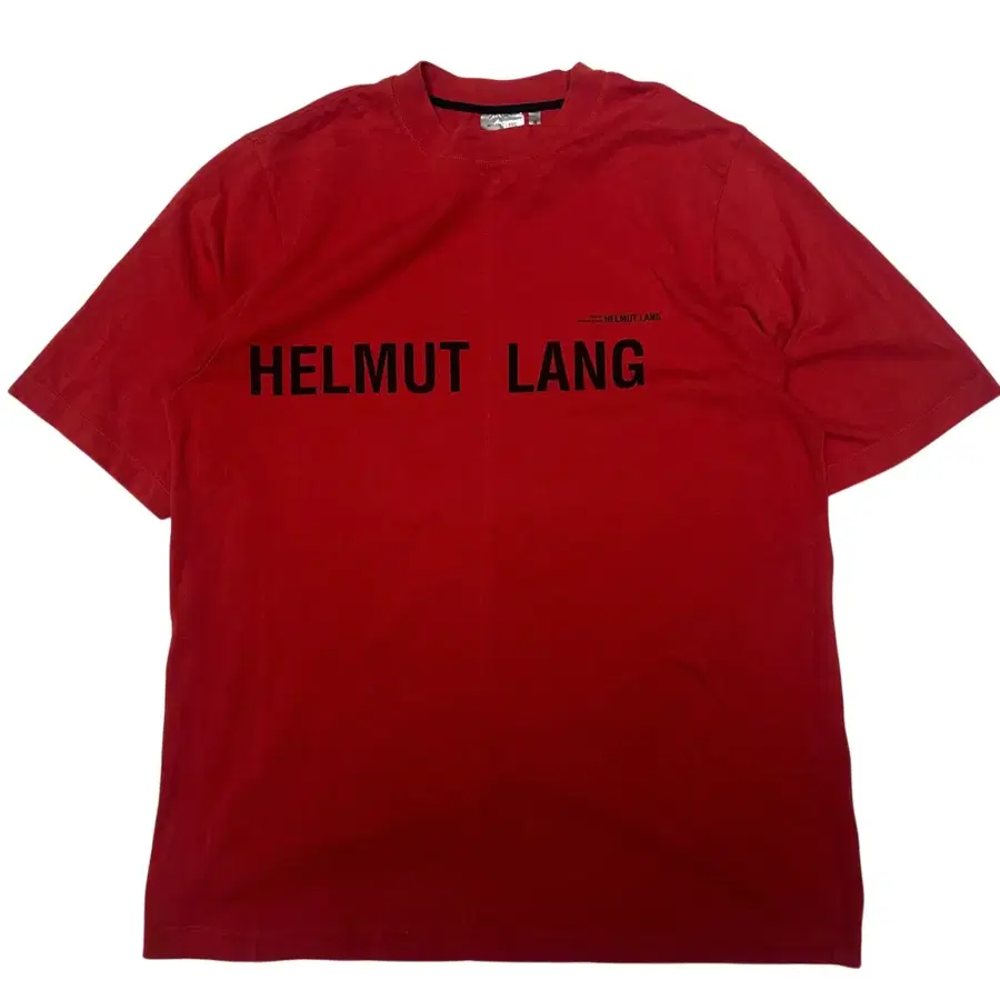 헬무트랭 캠페인 레드반팔티 L XL