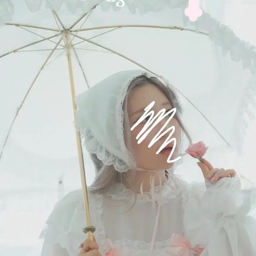 로즈데네쥬 x 클라우드크림 앙드슈크레 바브슈카 미사용새제품