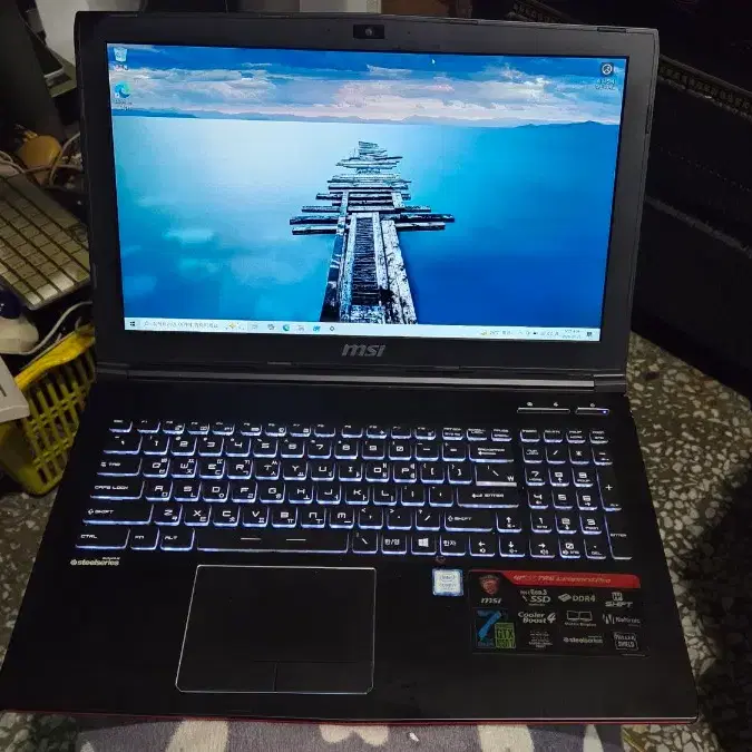 msi 게이밍 노트북 . i7-7700hq gtx1050ti