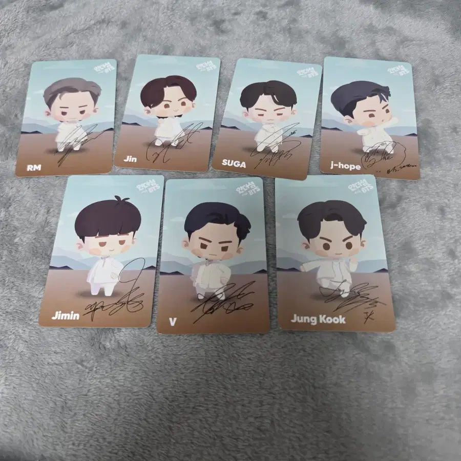 7장 일괄 인더섬 프루프 특전 포카 방탄 bts