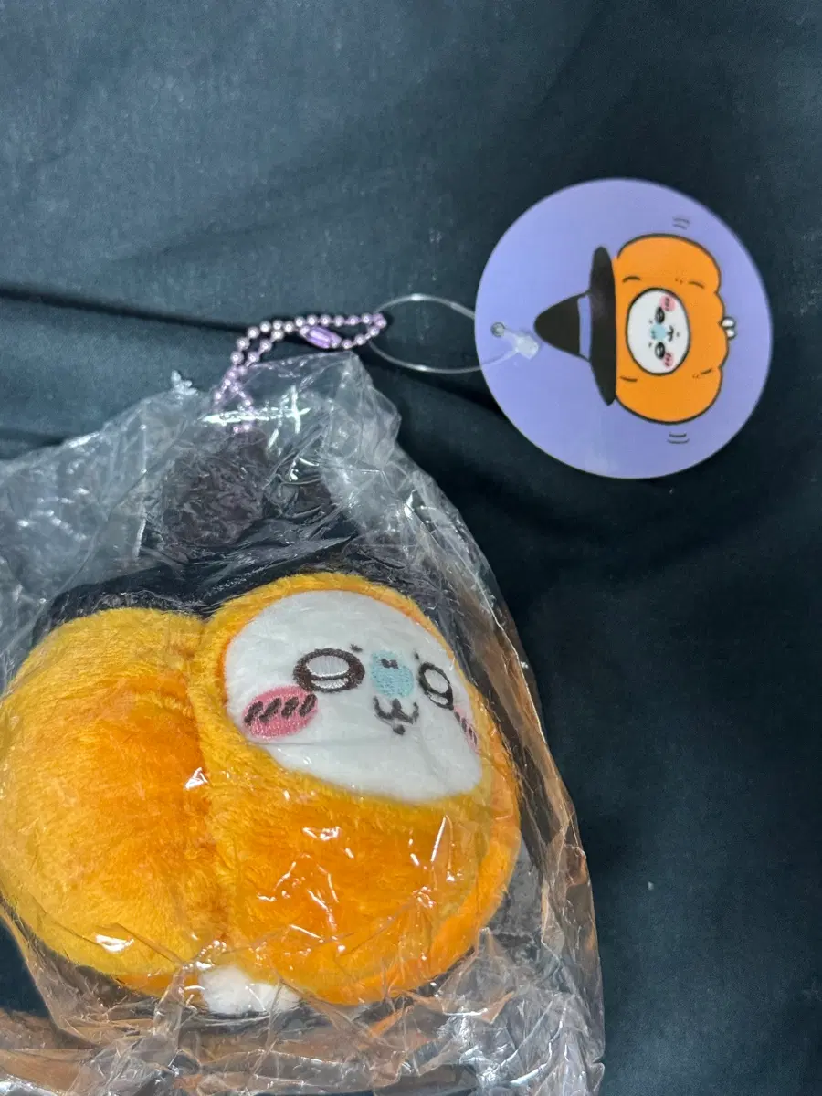 먼작귀 치이카와 모몽가 할로윈 호박 마스코트