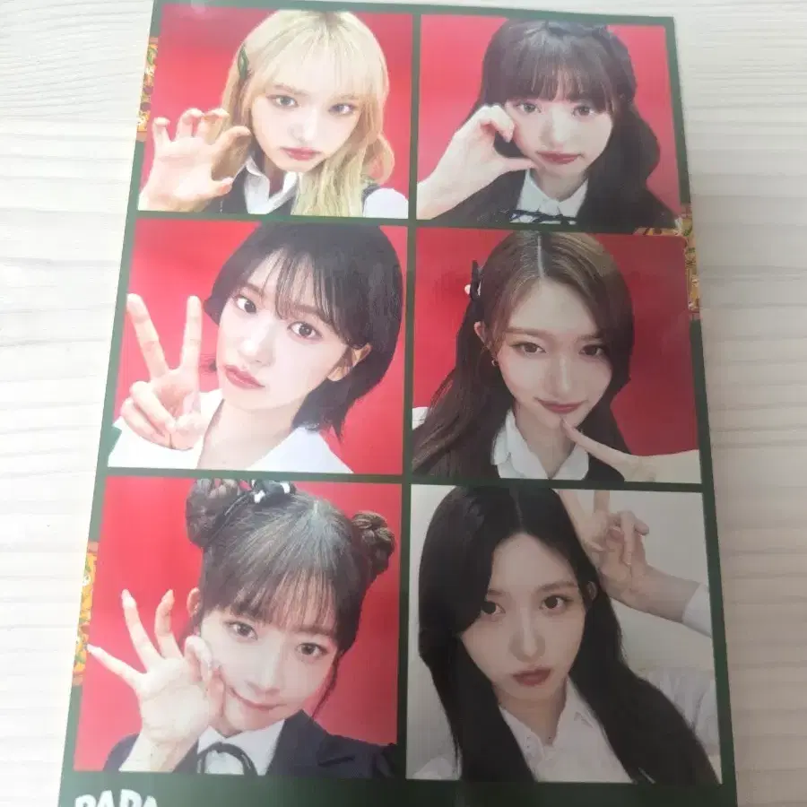 아이브 파파존스 인생네컷 팔아요 유진가을원영레이리즈이서포카일본분철