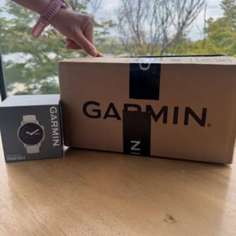 가민 비보액티브6 블랙/루나골드 42mm