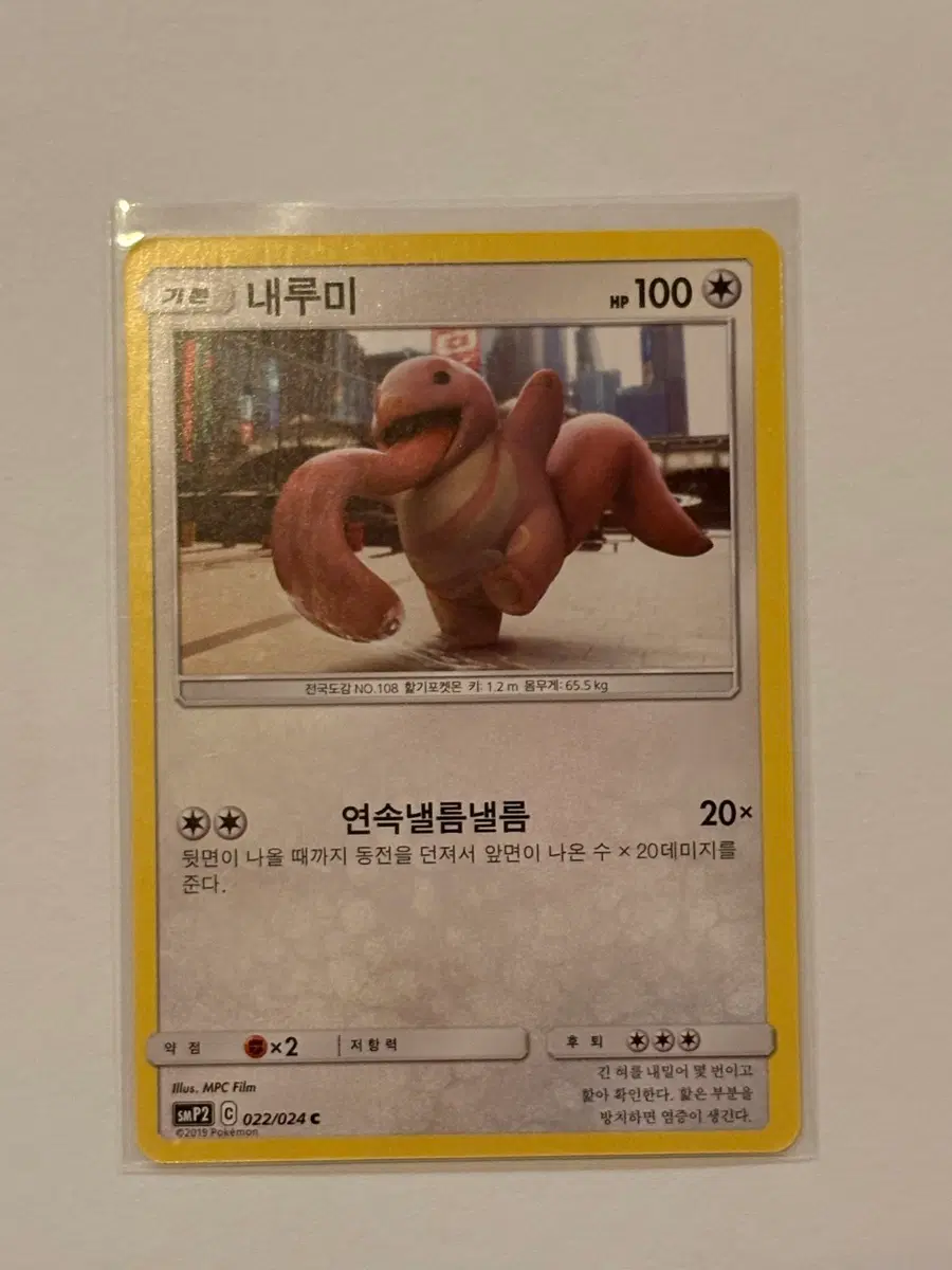 내루미 포켓몬카드