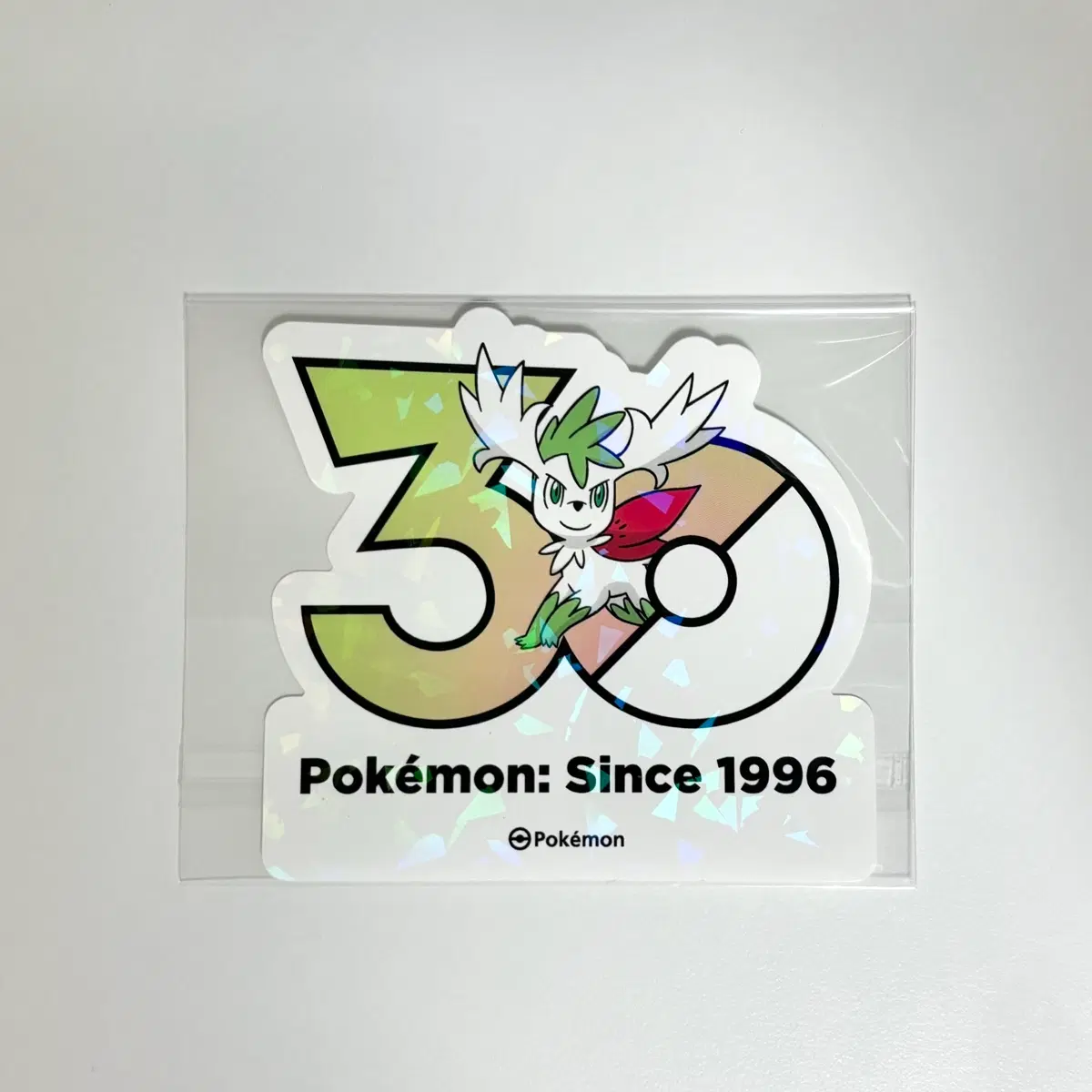 포켓몬 30주년 로고 스티커 쉐이미 스카이폼