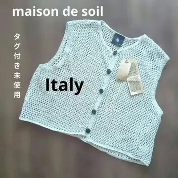 maison de soil 니트 베스트 메종드소일